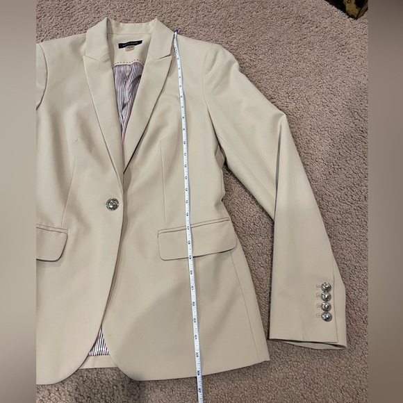 TOMMY HILFIGER Nude single button blazer jacket - Picture 5 of 13